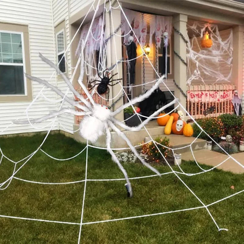 Spider Decoration Light-Up Realistic Fluffy Body