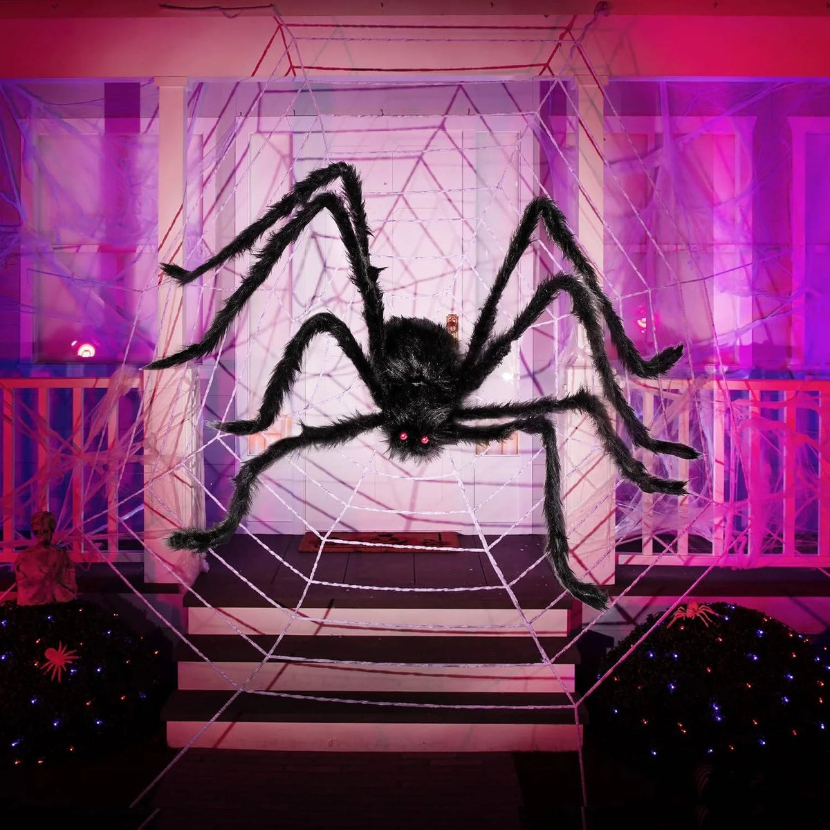 Spider Decorations Set of 2 Bendable Metal Legs