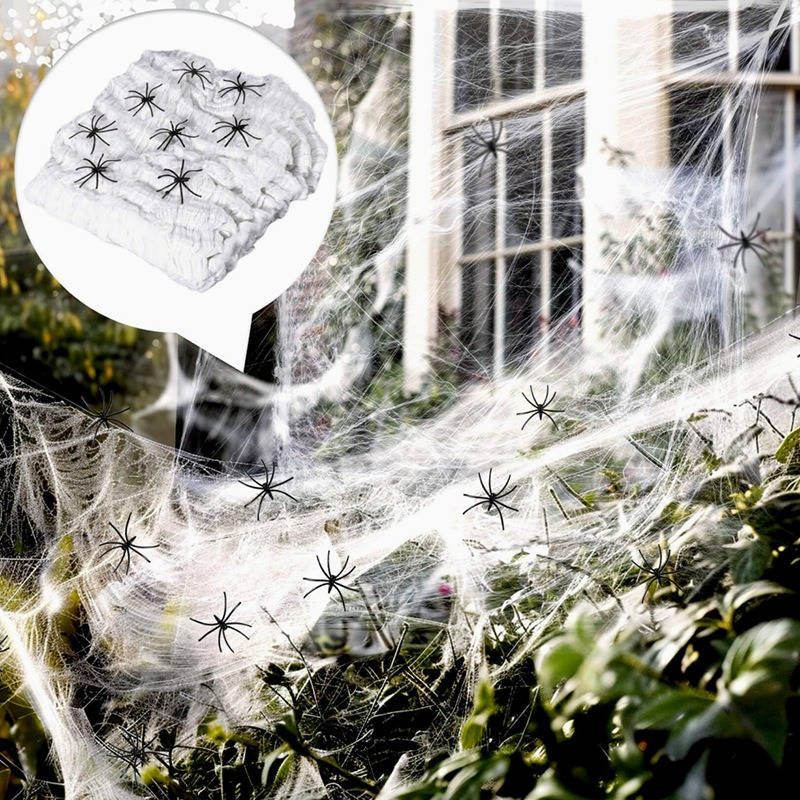 Spider Decorations Set of 2 Bendable Metal Legs