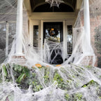Spider Web Decoration 200 Sq Ft Includes Nine Spiders