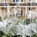 Spider Web Decoration 200 Sq Ft Includes Nine Spiders