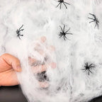 Spider Web Decoration 200 Sq Ft Includes Nine Spiders