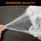 Spider Web Decoration 200 Sq Ft Includes Nine Spiders