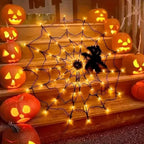 Spider Web Lights 80 LED 8 Modes Remote-Controlled