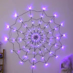 Spider Web Lights 80 LED 8 Modes Remote-Controlled