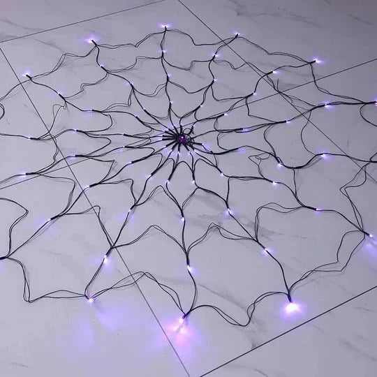 Spider Web Lights 80 LED 8 Modes Remote-Controlled