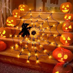 Spider Web Lights Purple LED Copper Wire 48 Inch