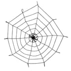 Spiderweb Decoration Stretchable Black Backdrop