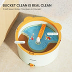 Spin Mop Microfiber 360 Degree Dirty Separation Bucket