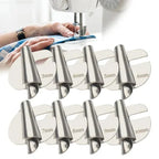 Spiral Hemmer Foot Set Stainless Steel 8-Piece