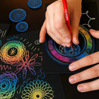 Spirograph Set 22 Piece Transparent Gears & Templates