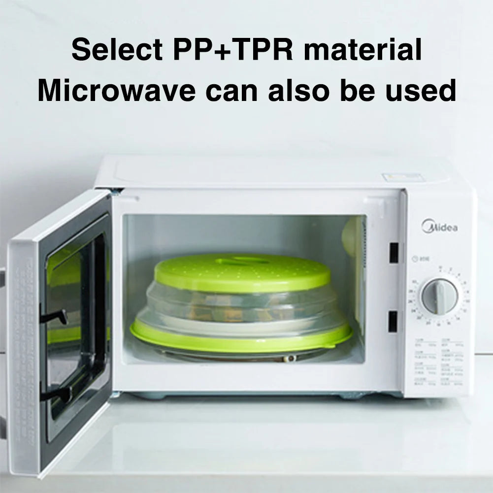 Splatter Cover Folding Food-Grade Silicone Heat-Resistant