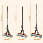 Sponge Mop Highly Absorbent Easy Wringing Includes Replacement Heads
