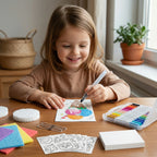 Sponge Stamping Set Bubble Texture Assorted Shapes