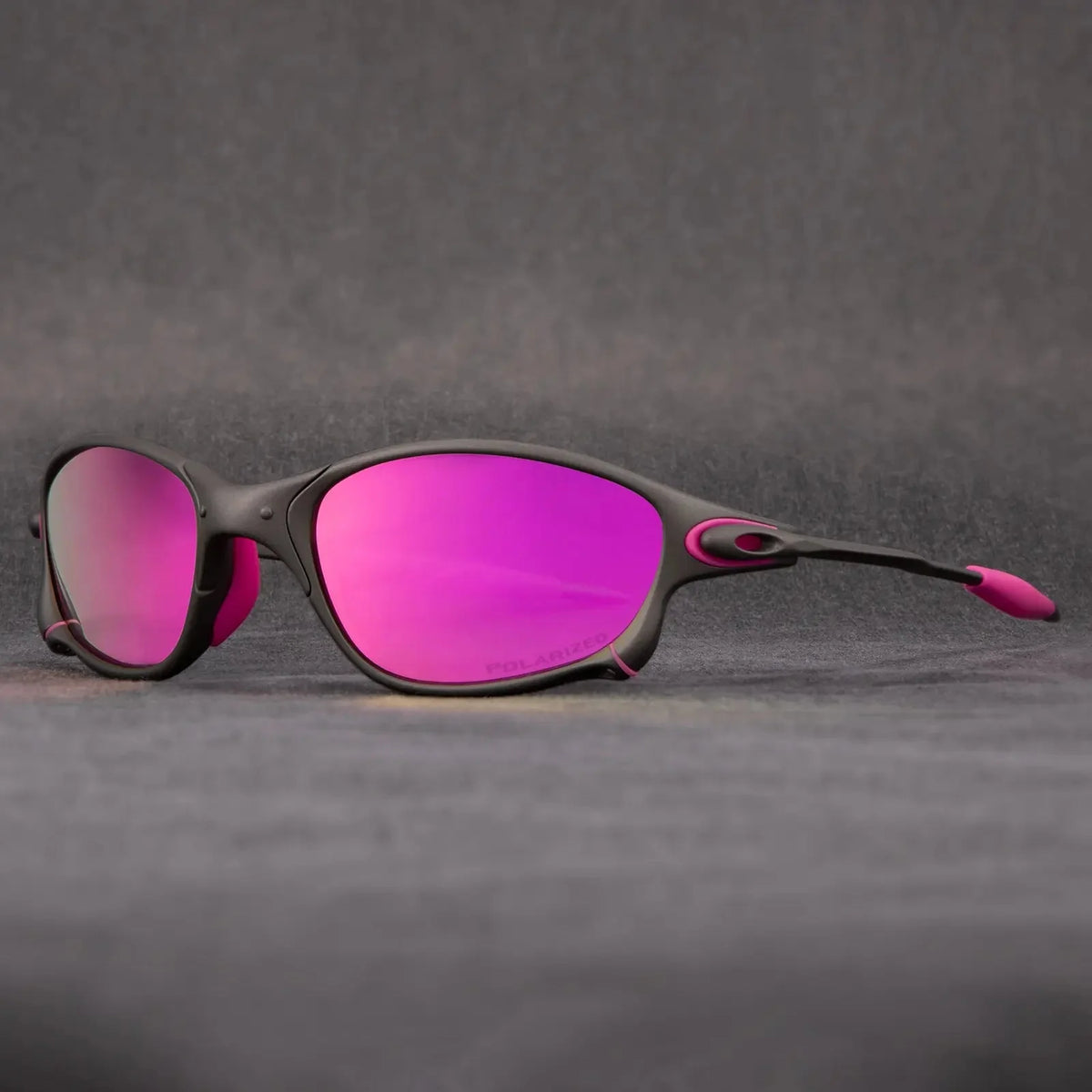 Sport Sunglasses Polarized Red Mirror Lenses UV400 Aluminum Frame