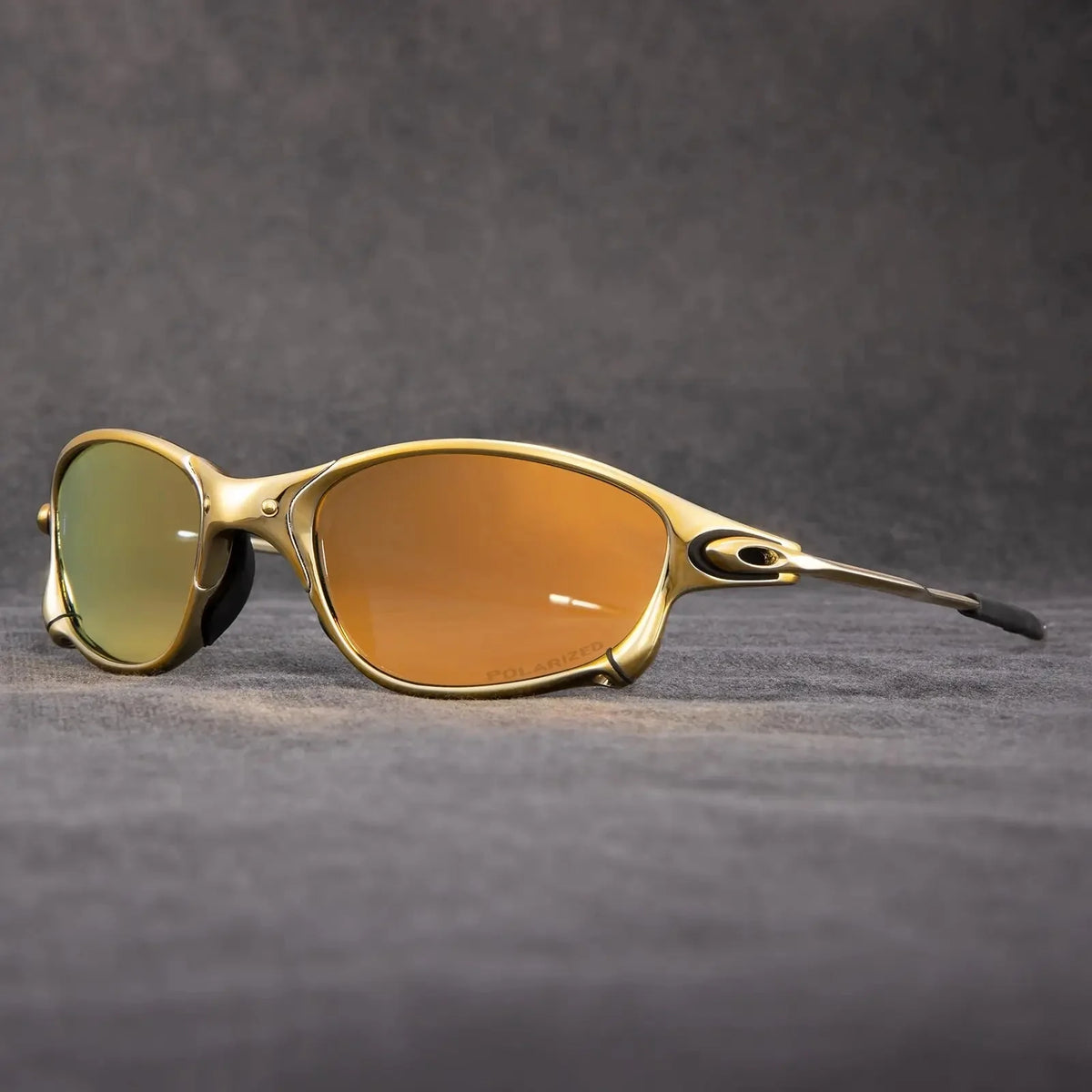 Sport Sunglasses Polarized Red Mirror Lenses UV400 Aluminum Frame