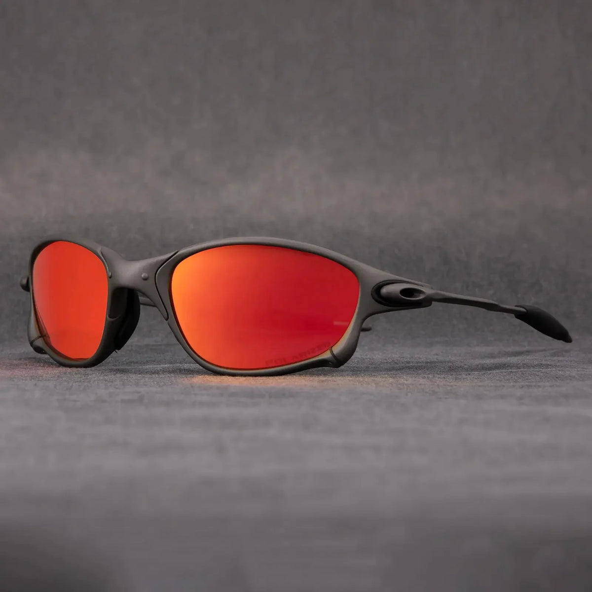Sport Sunglasses Polarized Red Mirror Lenses UV400 Aluminum Frame
