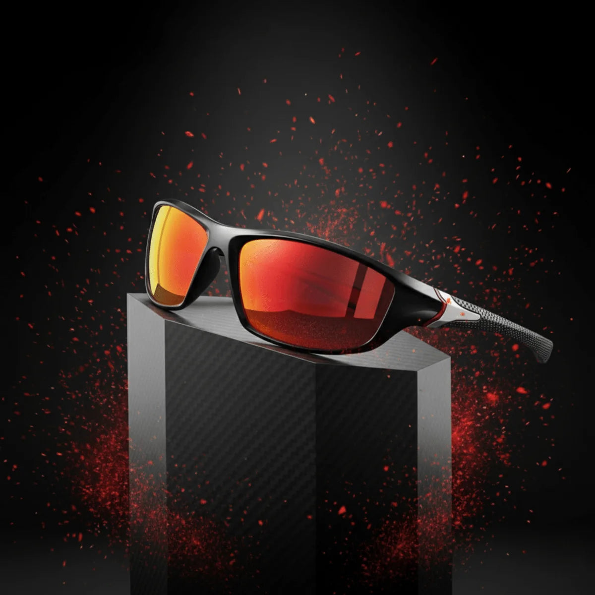Sport Sunglasses Polarized UV400 Rubberized Temples