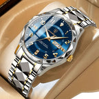 Sport Watch Titanium Case Scratch-Resistant Glass Waterproof 165 Feet