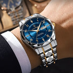 Sport Watch Titanium Case Scratch-Resistant Glass Waterproof 165 Feet