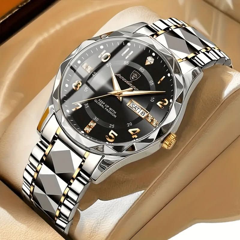 Sport Watch Titanium Case Scratch-Resistant Glass Waterproof 165 Feet