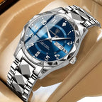 Sport Watch Titanium Case Scratch-Resistant Glass Waterproof 165 Feet
