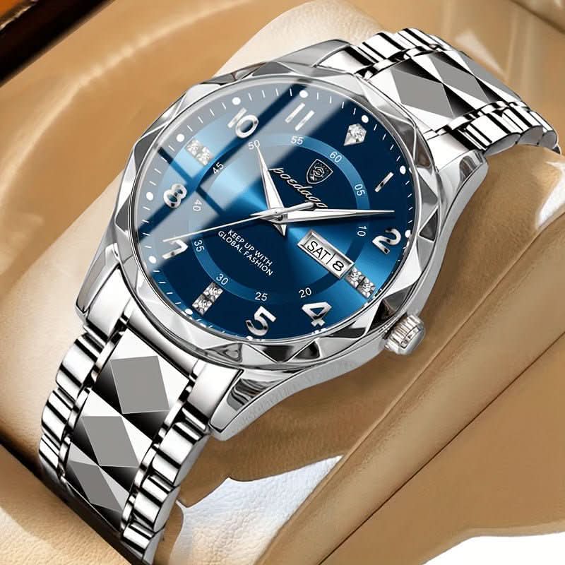 Sport Watch Titanium Case Scratch-Resistant Glass Waterproof 165 Feet