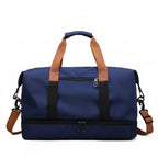 Sports And Travel Bag Shoe Compartment Wet-Dry Separation