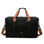 Sports And Travel Bag Shoe Compartment Wet-Dry Separation