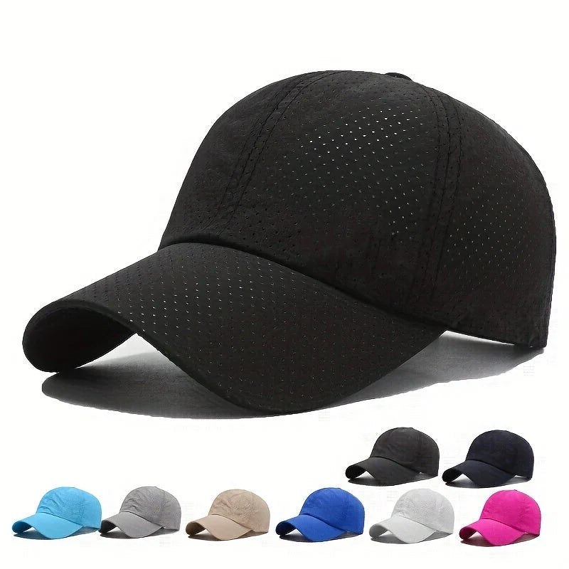 Sports Cap Quick-Drying Breathable Mesh UV Protection