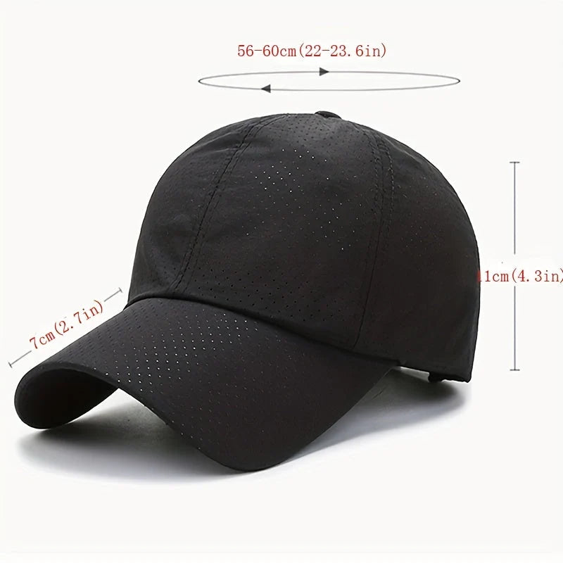 Sports Cap Quick-Drying Breathable Mesh UV Protection