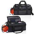 Sports Duffel Bag Large Capacity Water-Resistant Shoe Compartment