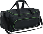 Sports Duffel Bag Shoe Compartment Wear-Resistant Fabric Adjustable Strap