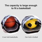 Sports Duffle Bag Separate Shoe Compartment Adjustable Strap