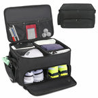 Sports Gear Organizer Zippered Multi-Compartment Lightweight & Durable
