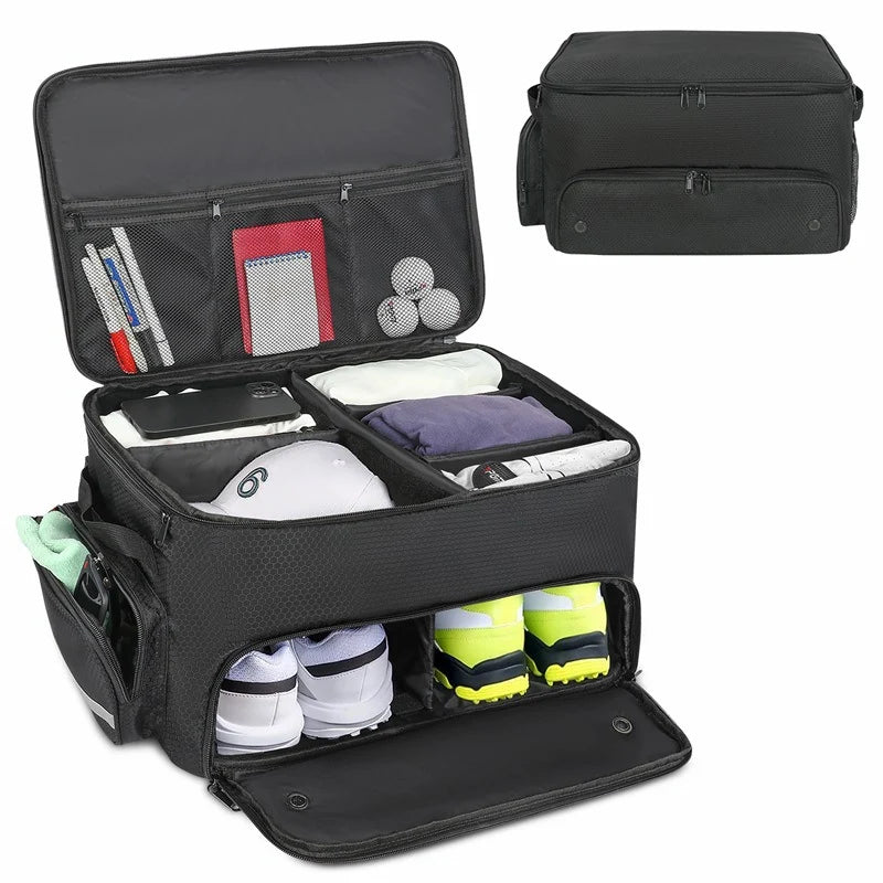 Sports Gear Organizer Zippered Multi-Compartment Lightweight & Durable