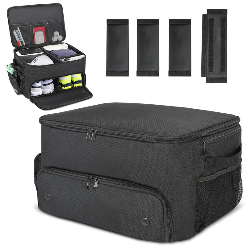 Sports Gear Organizer Zippered Multi-Compartment Lightweight & Durable