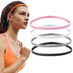 Sports Headbands Non-Slip Nylon & Spandex Set of 4