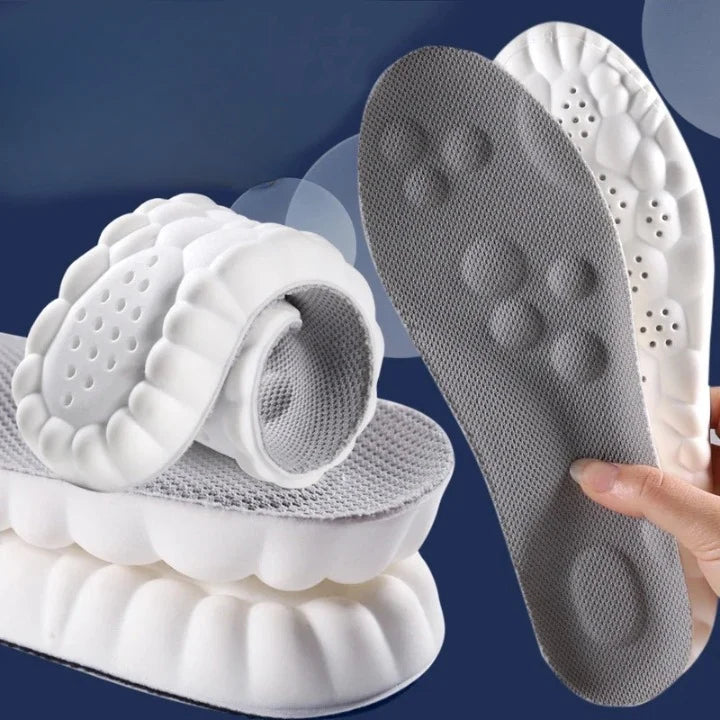Sports Insoles Arch Support & Shock-Absorbing Breathable Latex