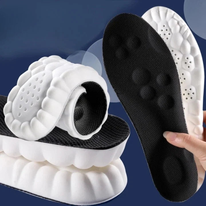 Sports Insoles Arch Support & Shock-Absorbing Breathable Latex