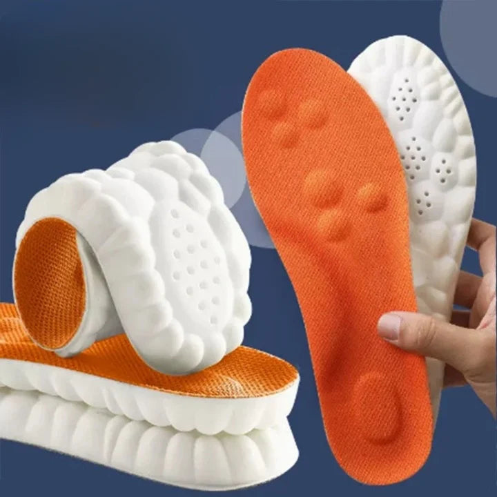 Sports Insoles Arch Support & Shock-Absorbing Breathable Latex