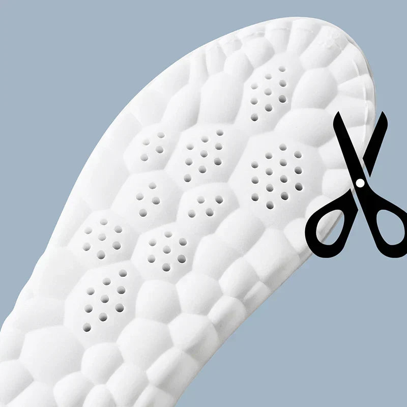 Sports Insoles Arch Support & Shock-Absorbing Breathable Latex