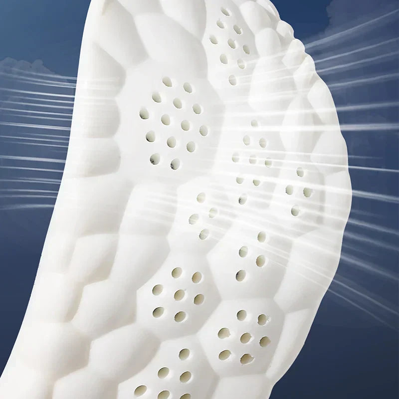 Sports Insoles Arch Support & Shock-Absorbing Breathable Latex