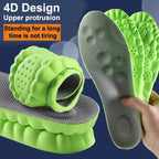 Sports Insoles Arch Support & Shock-Absorbing Breathable Latex