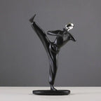 Sports Sculpture Handcrafted Resin Minimalist Design