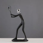 Sports Sculpture Handcrafted Resin Minimalist Design