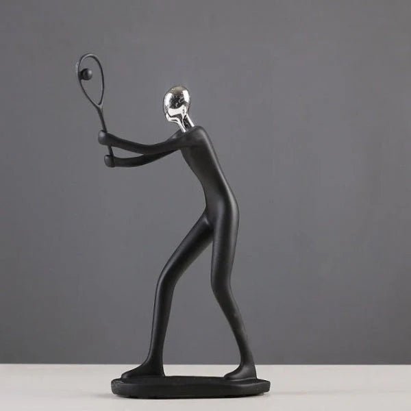 Sports Sculpture Handcrafted Resin Minimalist Design