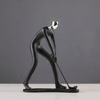 Sports Sculpture Handcrafted Resin Minimalist Design