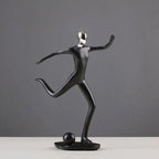 Sports Sculpture Handcrafted Resin Minimalist Design