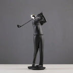Sports Sculpture Handcrafted Resin Minimalist Design